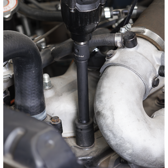 Premier Deep Impact Socket Set with Tool Tray 1/2"Sq Drive 16pc - SE-TBT47