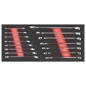 Premier Combination Spanner Set with Tool Tray 15pc - SE-TBT48
