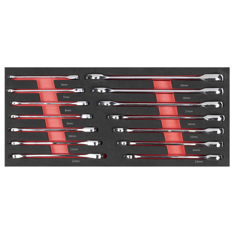 Premier Ratchet Spanner Set with Tool Tray 14pc - SE-TBT49