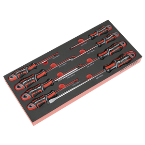 Premier Screwdriver Set with Tool Tray 8pc - SE-TBT53