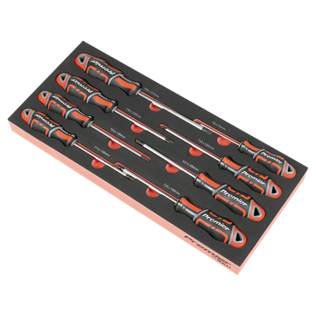 Premier TRX-Star* Screwdriver Set with Tool Tray 8pc - SE-TBT55
