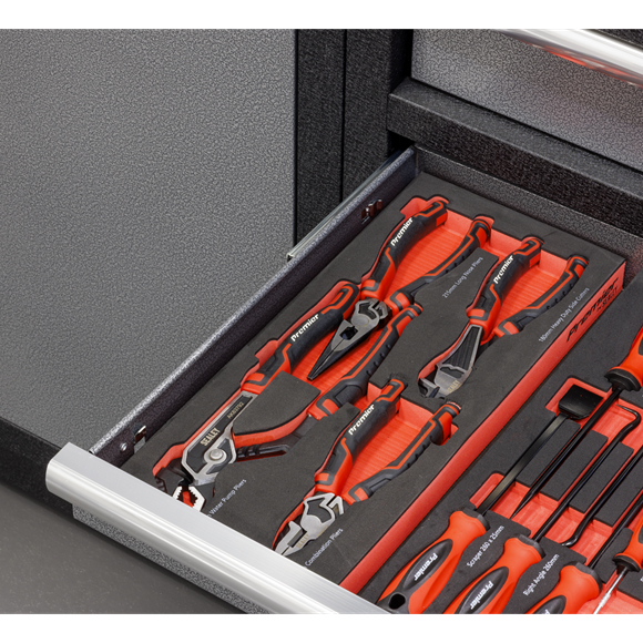 Premier Pliers Set with Tool Tray 4pc - SE-TBT56