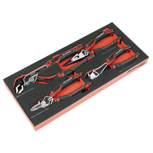 Premier Pliers Set with Tool Tray 4pc - SE-TBT56