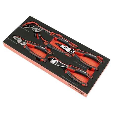 Premier Pliers Set with Tool Tray 4pc - SE-TBT56