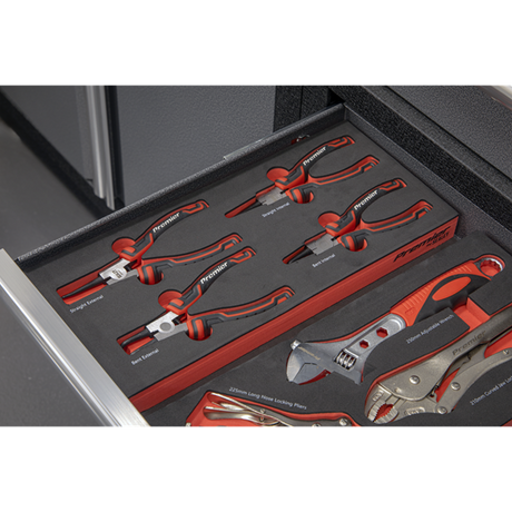 Sealey Premier Circlip Pliers Set with Tool Tray 4pc SE TBT57