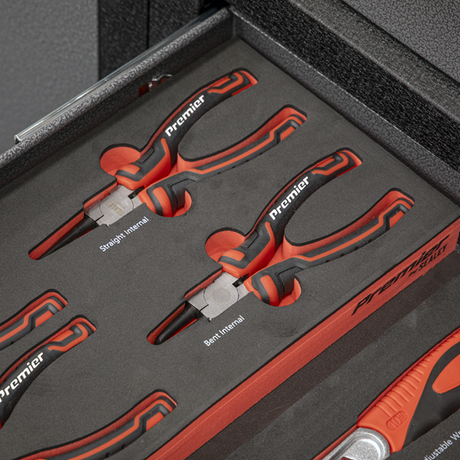 Sealey Premier Circlip Pliers Set with Tool Tray 4pc SE TBT57