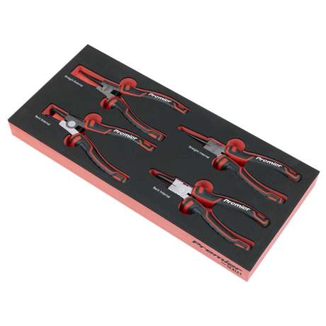 Premier Circlip Pliers Set with Tool Tray 4pc - SE-TBT57
