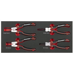 Premier Circlip Pliers Set with Tool Tray 4pc - SE-TBT57