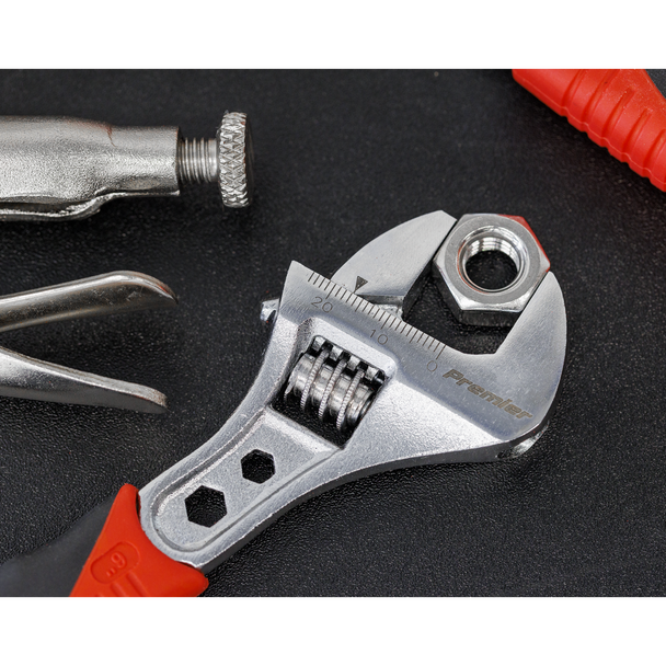 Premier Locking Pliers & Adjustable Wrench Set with Tool Tray 4pc - SE-TBT59