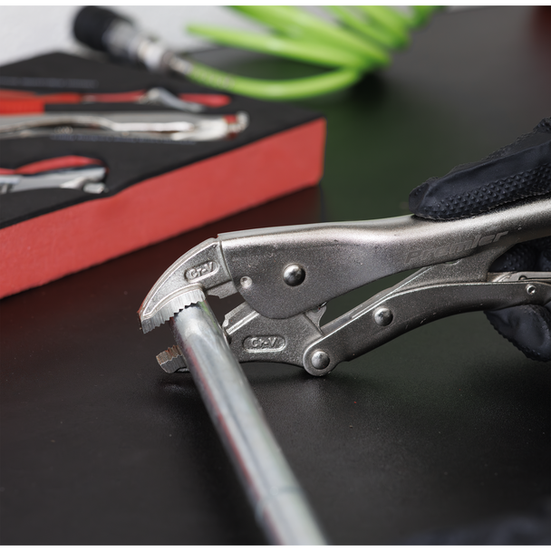 Premier Locking Pliers & Adjustable Wrench Set with Tool Tray 4pc - SE-TBT59