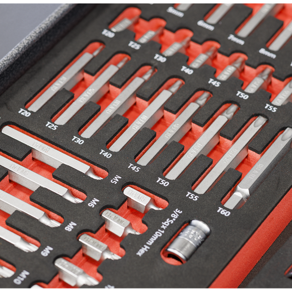 Premier TRX-Star*, Hex & Spline Bit Set with Tool Tray 44pc - SE-TBT60