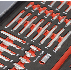 Premier TRX-Star*, Hex & Spline Bit Set with Tool Tray 44pc - SE-TBT60