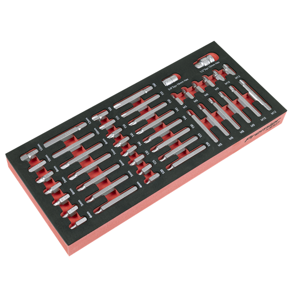 Premier TRX-Star*, Hex & Spline Bit Set with Tool Tray 44pc - SE-TBT60