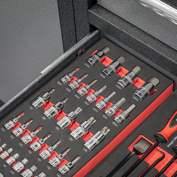 Sealey Premier Socket Bit Set with Tool Tray 37pc SE TBT61