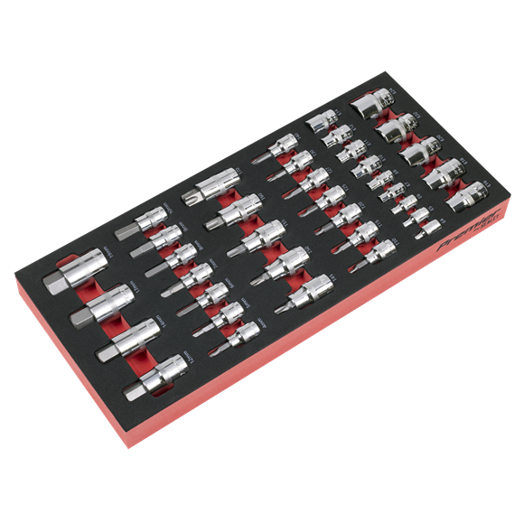 Premier Socket Bit Set with Tool Tray 37pc - SE-TBT61