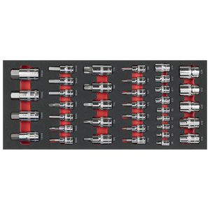 Premier Socket Bit Set with Tool Tray 37pc - SE-TBT61