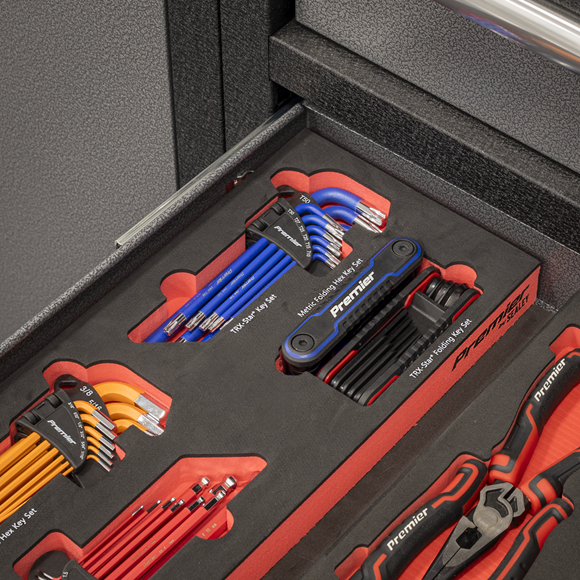 Sealey Premier Master Key Set with Tool Tray 43pc SE TBT62