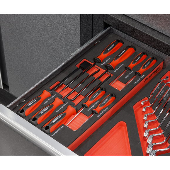 Sealey Premier Scraper & Hook Set with Tool Tray 9pc SE TBT65