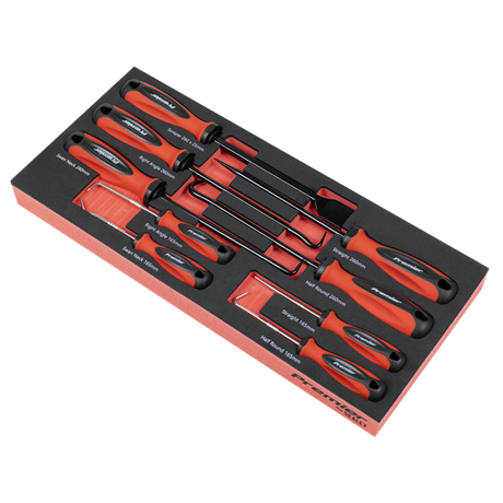Premier Scraper & Hook Set with Tool Tray 9pc - SE-TBT65