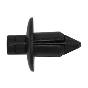 Shown is a Sealey Push Rivet, model TCPR1614, measuring 16mm in diameter and 21mm in length. This pack of 20 black plastic fastener clips is typically used in automotive applications, such as OEM Suzuki models. The clips feature a flared base and a pointed tip.