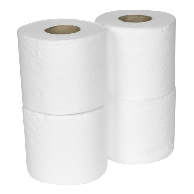 Plain White Toilet Roll - Pack of 4 x 10 (40 Rolls) - TOL40 - Farming Parts