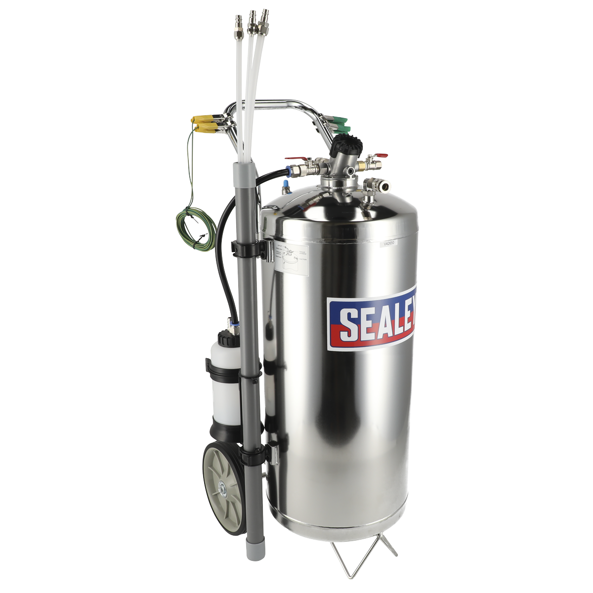 Air Operated Fuel Drainer 40L Stainless Steel - TP200S - Farming Parts