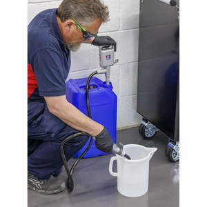 Battery Operated Fluid Transfer Pump with Nozzle - SE-TP81