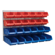 Bin & Panel Combination 24 Bins - Red/Blue - TPS132 - Farming Parts