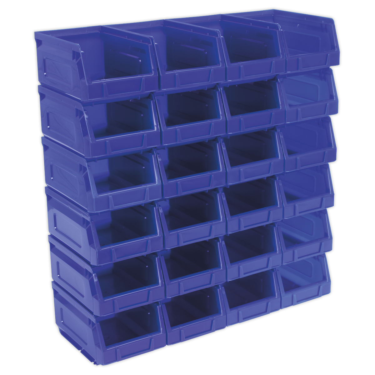 Plastic Storage Bin 105 x 165 x 85mm - Blue Pack of 24 - TPS224B - Farming Parts