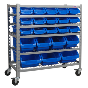 Mobile Bin Storage System 22 Bins - TPS22 - Farming Parts