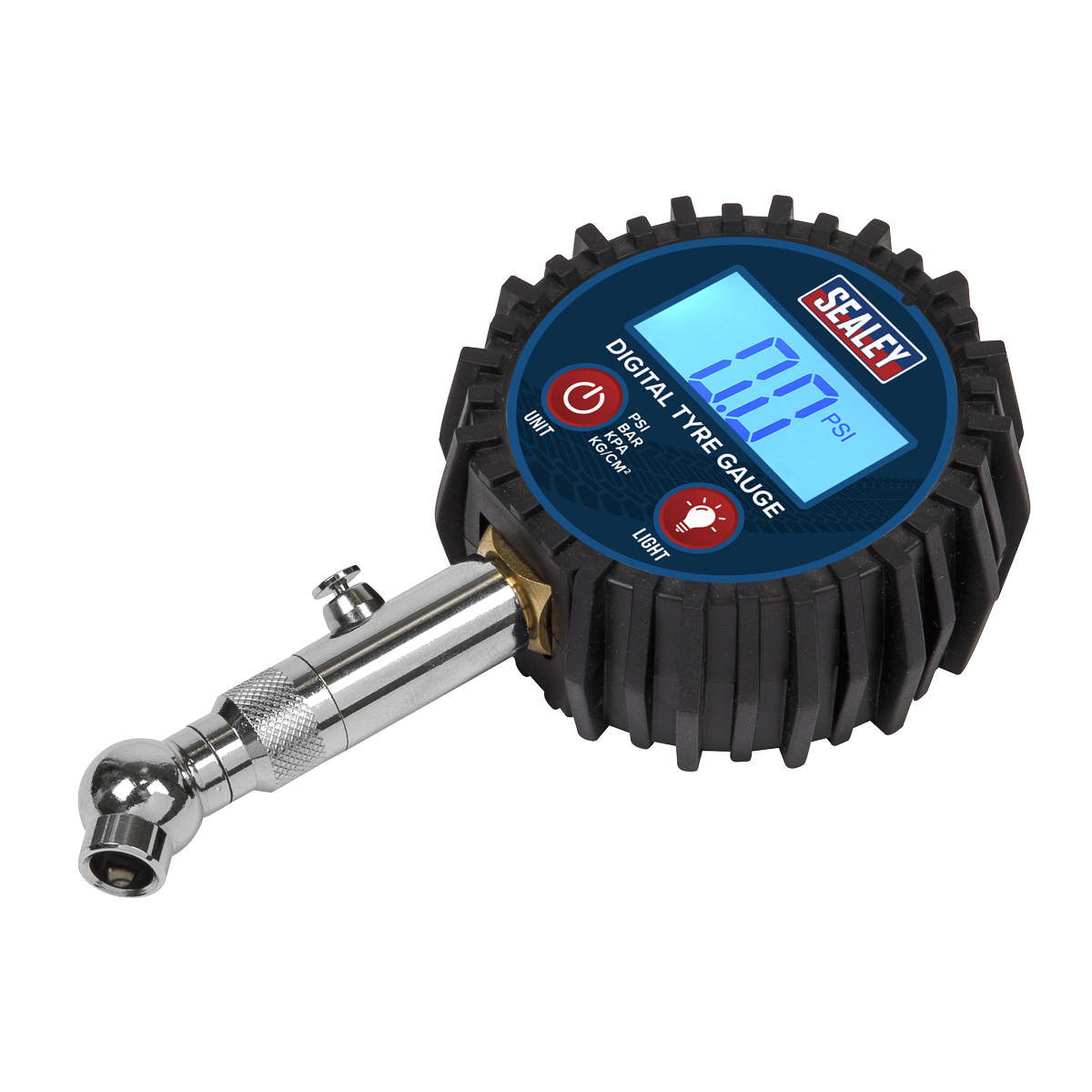 Digital Tyre Pressure Gauge with Swivel Head & Quick Release - TST001 - Farming Parts