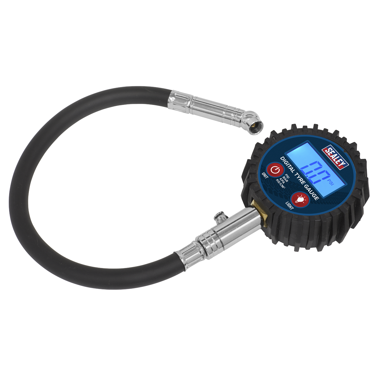 Digital Tyre Pressure Gauge with Push-On Connector - TST002 - Farming Parts