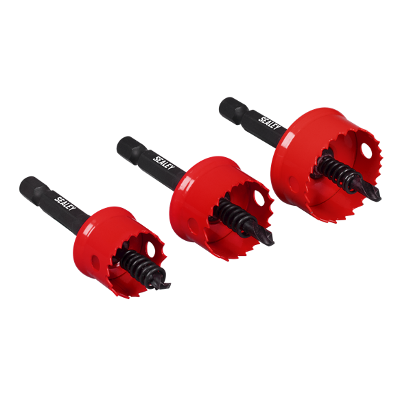 Thin Wall Hole Saw Set 3pc - SE-TWHS3