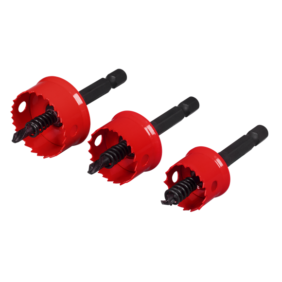 Thin Wall Hole Saw Set 3pc - SE-TWHS3
