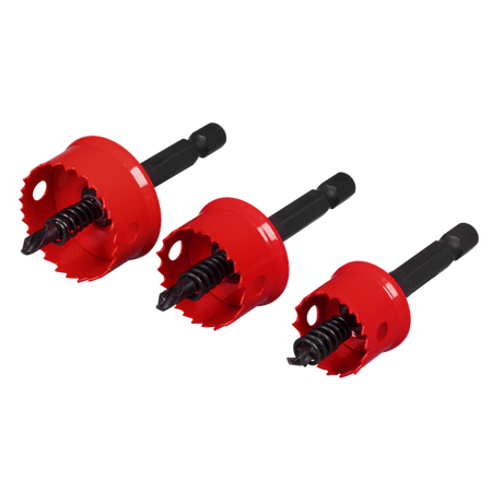 Thin Wall Hole Saw Set 3pc - SE-TWHS3