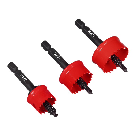 Thin Wall Hole Saw Set 3pc - SE-TWHS3