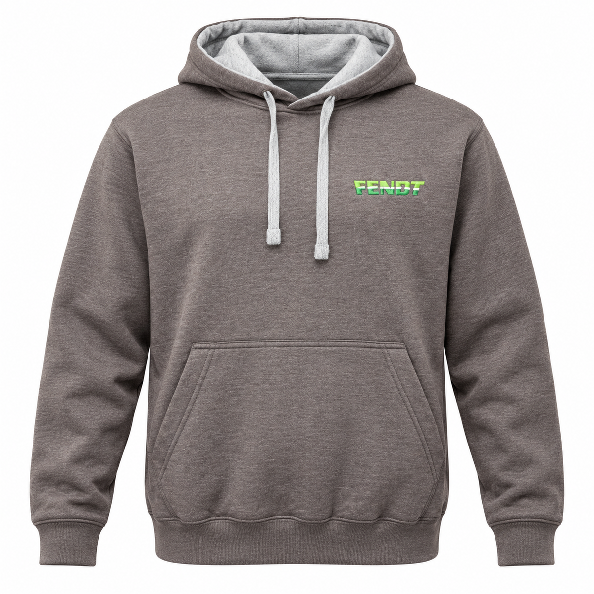 Fendt Men's Grey Hoodie with Embroidered Logo – 276167FD