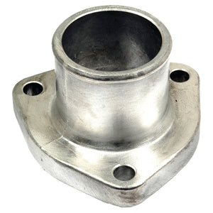Image of a Sparex Thermostat Housing (Sparex Part No. S.62262) with a flange base containing three bolt holes.