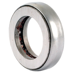 A close-up of a silver metal ball bearing with visible red lubricant inside, resembling the precision found in the Thrust Bearing Assembly 1 Replacement for Massey Ferguson by Sparex (Sparex Part No.S.4284).