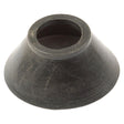 The Track Rod End Rubber Boot - S.40192, a black rubber cone-shaped grommet with a central hole, and dimensions ranging from 19mm to 43mm, is ideal for various applications. Compatible with Sparex parts.