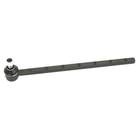 The Sparex Track Rod (S.63171), a long black cylindrical metal rod measuring 408mm with a small blue-tinted lens and a larger rounded component at one end, boasts an impressive taper length of 15mm.