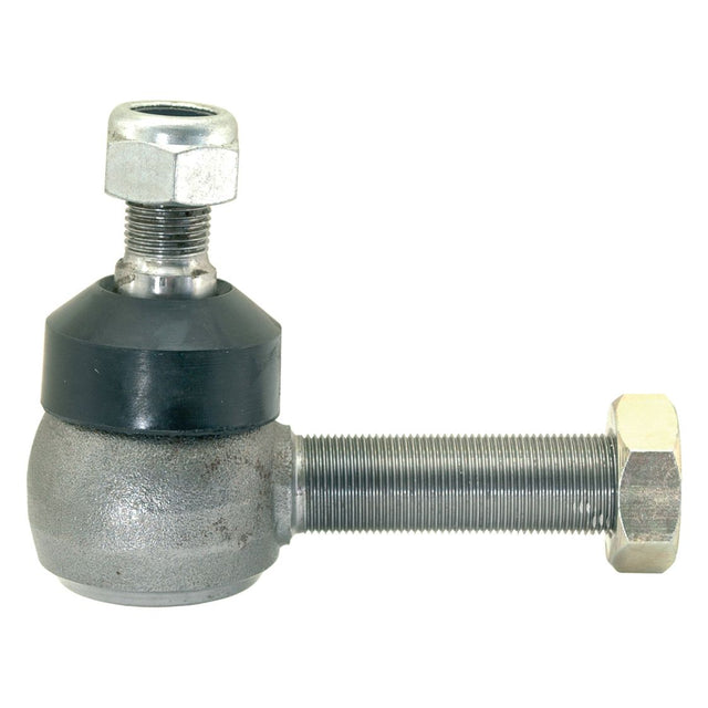 Introducing the Sparex Track Rod (S.71262), a 90mm long metal ball joint featuring a Straight Male Thread and hexagonal nuts on either end, designed for mechanical connections and movement in various machines.