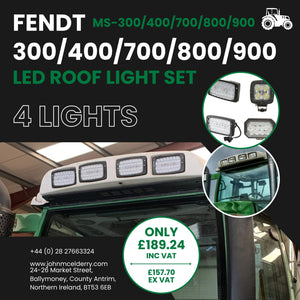 Fendt 300/400/700/800 & 900 Series LED Roof Light Set - 4 Lights