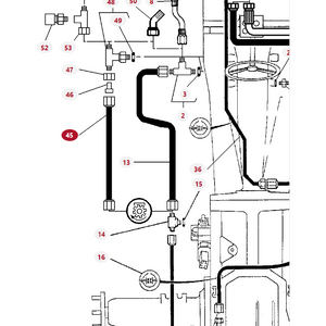 Massey Ferguson - Tube - 3714052M91 - Farming Parts