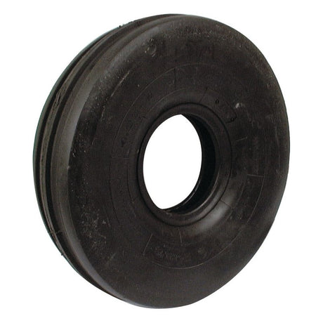 Sparex Tyre only, 4.00 - 4, 4PR - S.78901, a black rubber wheel with a central hole and durable 3 Rib design, is displayed against a white background.