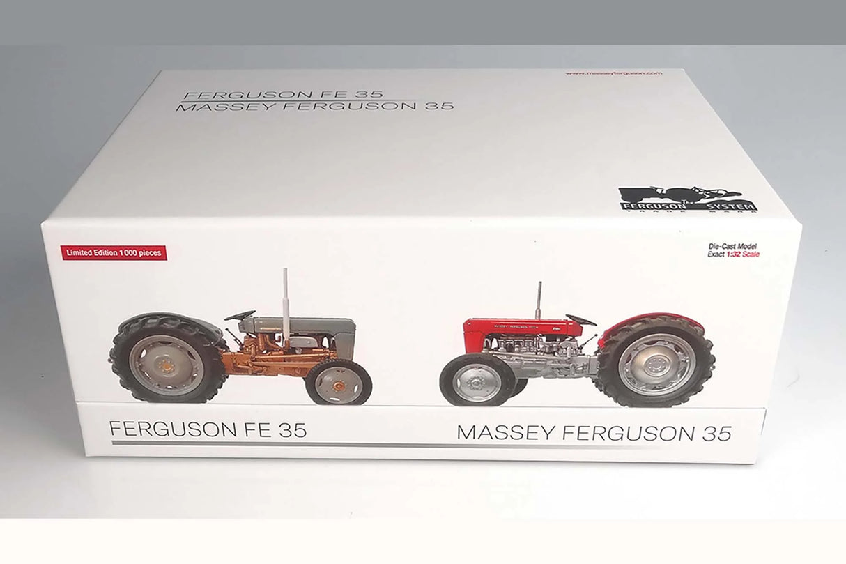 Limited Edition - Ferguson FE35 & Massey Ferguson 35 Gift Set - UH7125