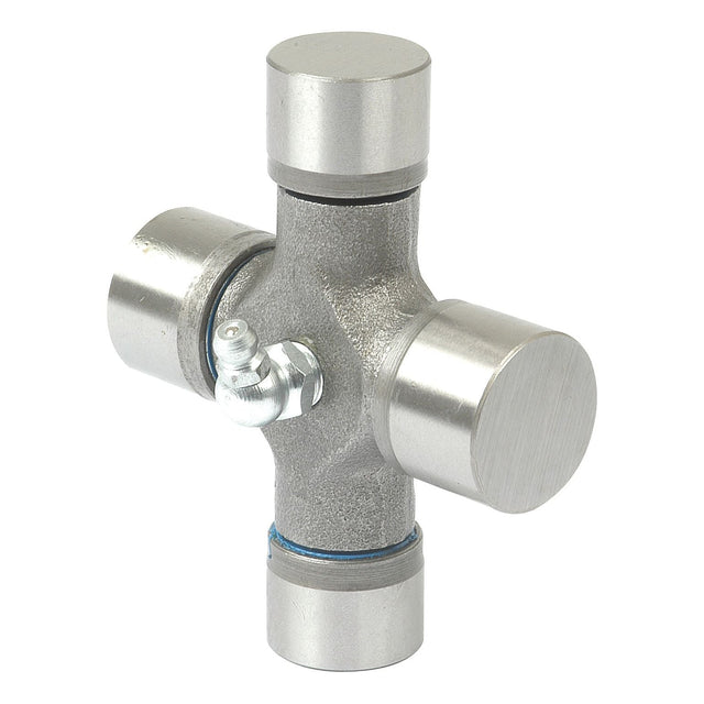 Image of a Weasler Universal Joint - 32 x 76 & 27 x 94mm (Standard Duty), also known as Sparex Part No.S.51153, featuring four cylindrical ends and a central cross-shaped body. This Sparex product is used for transmitting rotary motion in a drive shaft or similar mechanical system and is known for its reliable performance, aligning with AW35/W2480 Universal Joint Dimensions.