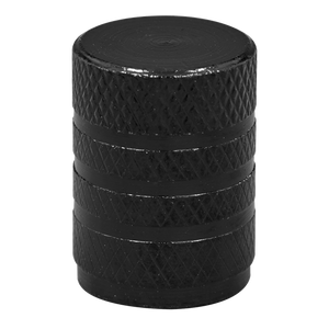 Aluminium Valve Cap 4pc - Black Anodised - SE-VCB4