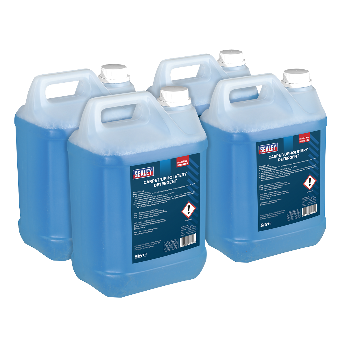 Carpet/Upholstery Detergent 5L Pack of 4 - VMR925 - Farming Parts