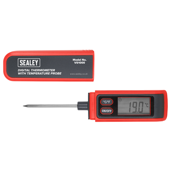 Digital Thermometer with Temperature Probe - SE-VS1000